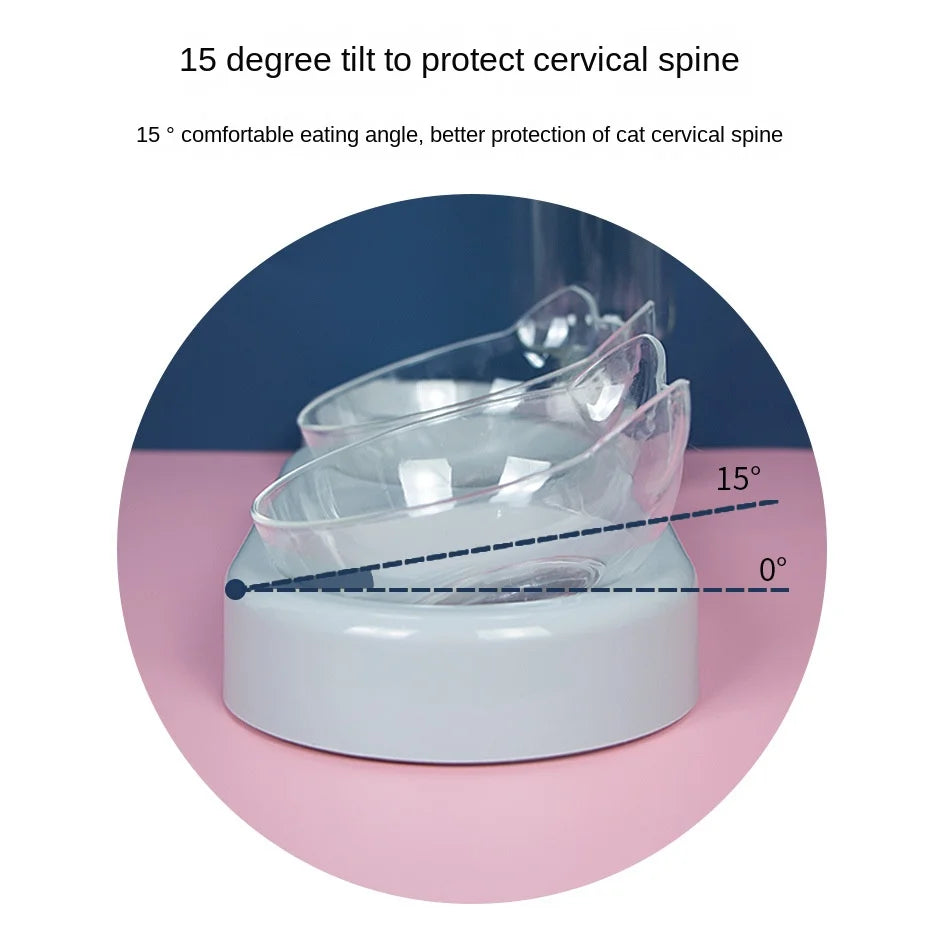 3-in-1 Food Bowl and Water Dispenser for Pets